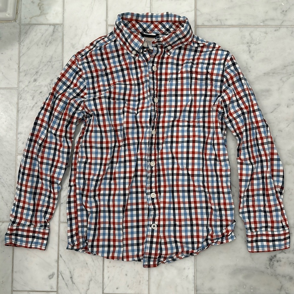 Boys Gymboree Plaid Dress Shirt